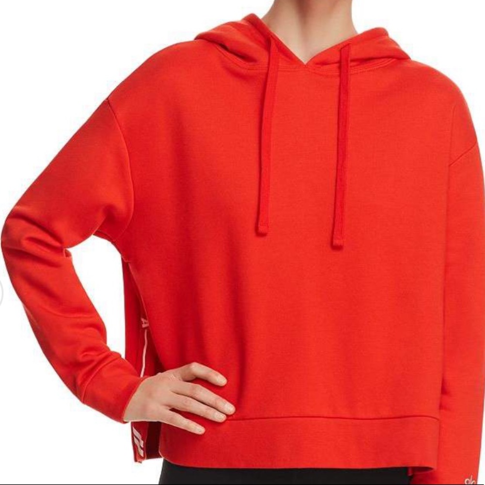 ALO Yoga Los Angeles Vaunt Hooded Sweatshirt - Picture 4 of 5